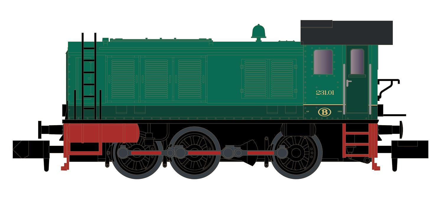 SNCB HLD 231 Diesel Locomotive III