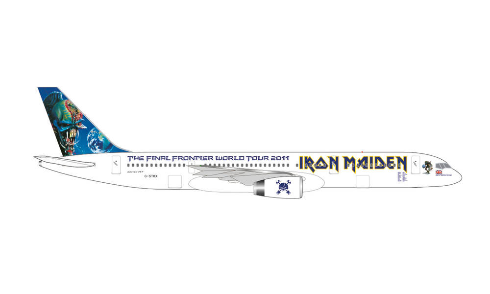 #D# Boeing 757-200 Iron Maiden 2011 Tour G-STRX (1:500)