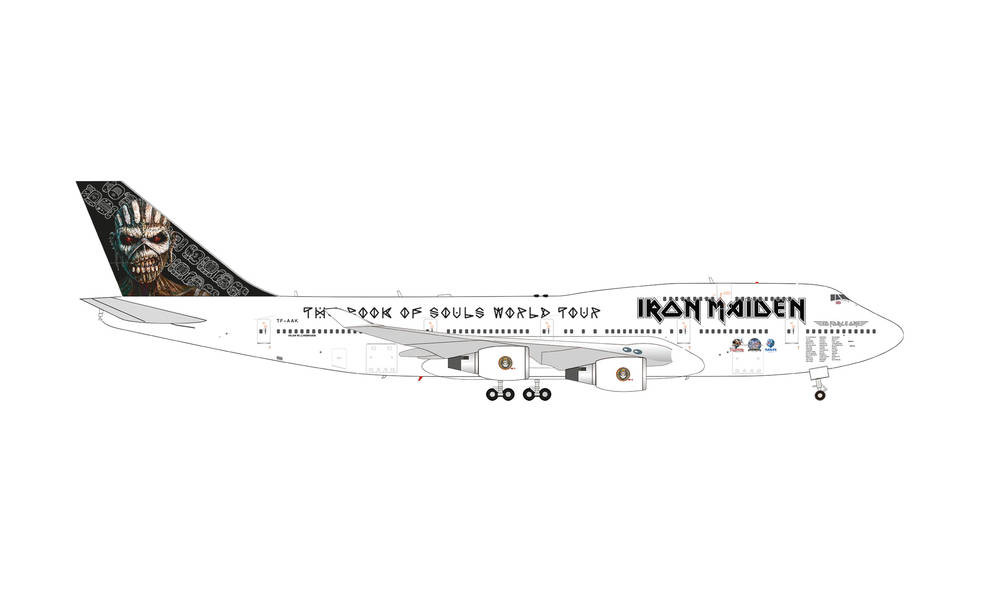 #D# Boeing 747-400 Iron Maiden Ed Force One 2016 (1:200)