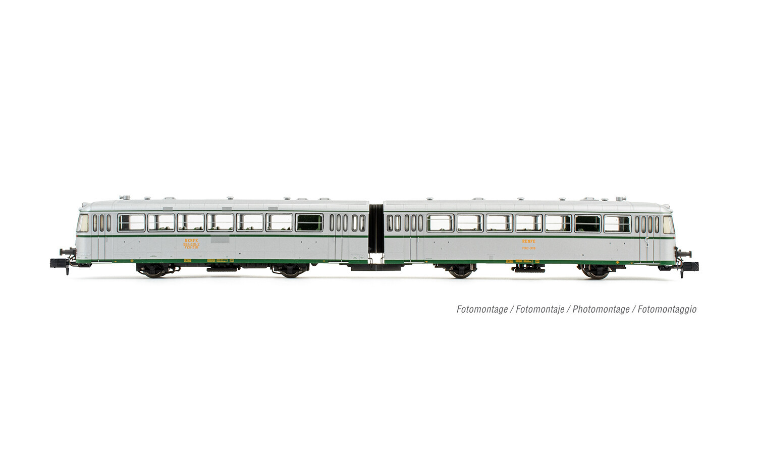 RENFE 591.500 2 Car DMU Silver IV (DCC-Sound)