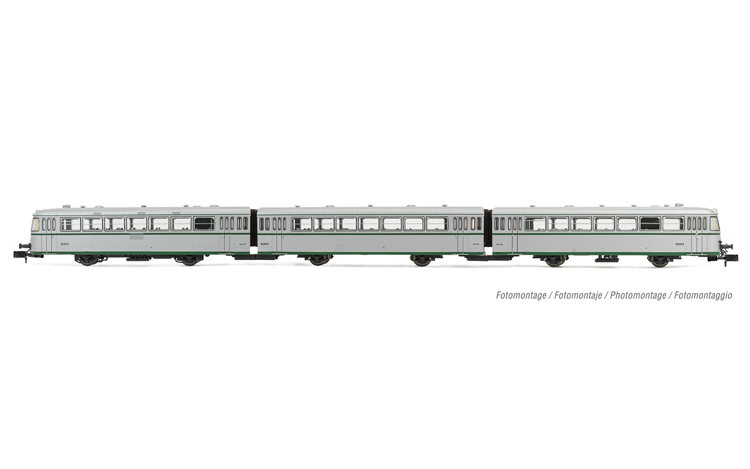 RENFE 591.300 3 Car DMU Silver III (DCC-Sound)
