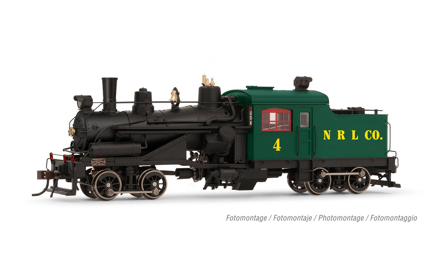 Heisler Steam Locomotive Northern Redwood Lumber Co No.4