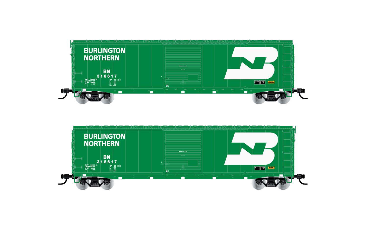 #D# Sliding Door Boxcar Burlington Northern 318620