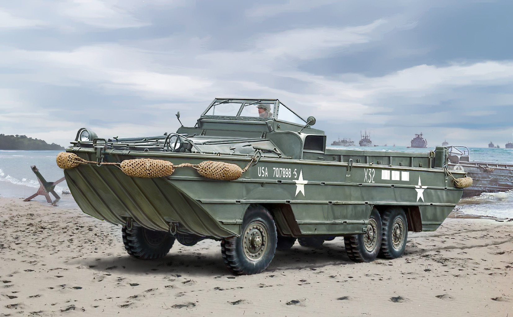 US D-Day DUKW Complete Set (1:72 Scale)