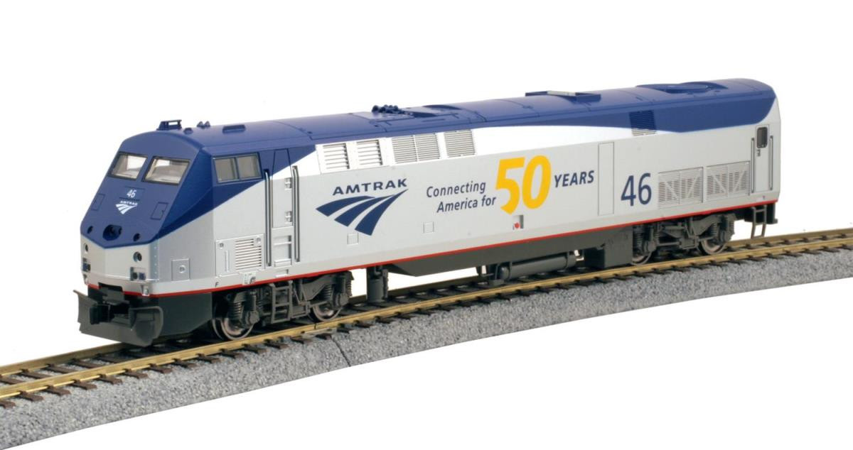 P42 Genesis Locomotive Amtrak 46 w/Anniversary Logo PhV