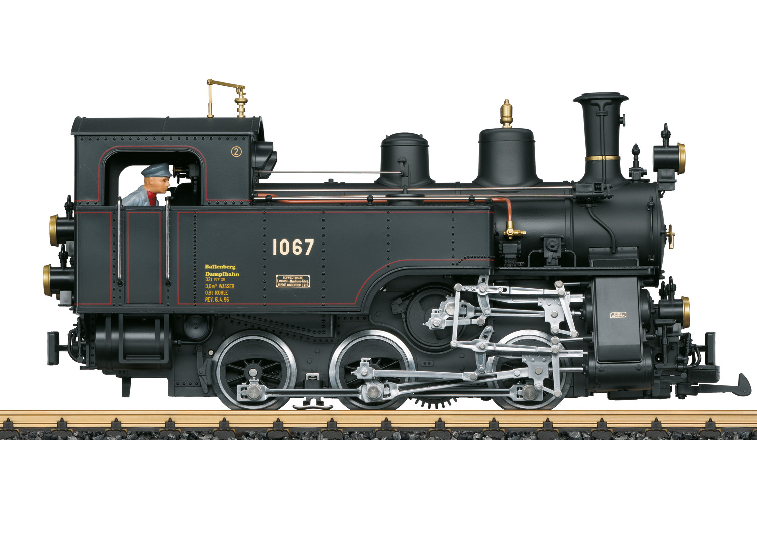 BDB HG 3/3 1067 Steam Locomotive VI (DCC-Sound)
