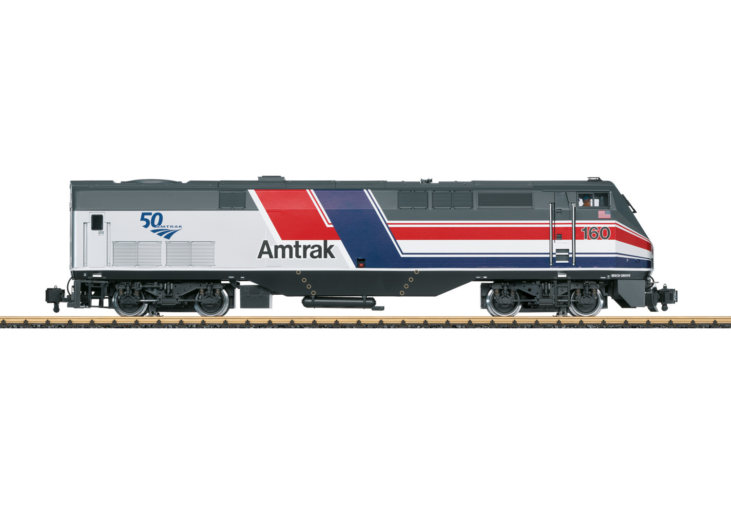 Amtrak P42 PhIII EMD 160 50th Anniversary (DCC-Sound)