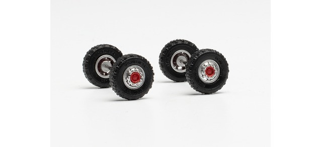Front Axles with 11.00 x 20 Off Road Tyres (2)