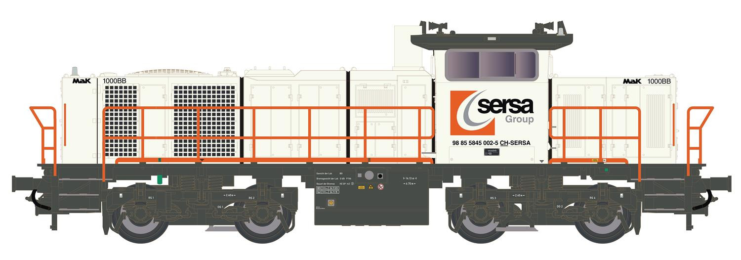 Sersa Am845 Diesel Locomotive VI