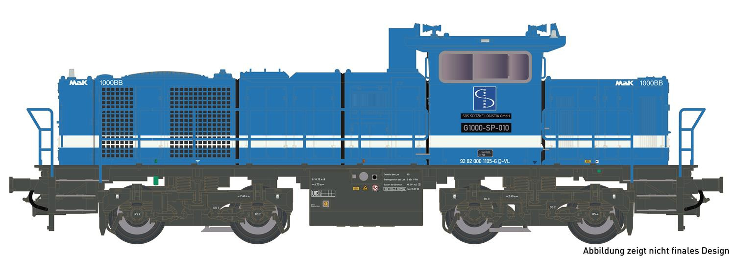 Spitzke G1000 BB Diesel Locomotive VI (DCC-Sound)
