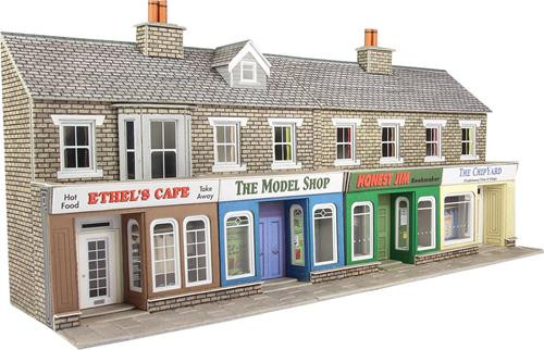 Low Relief Stone Shop Fronts Card Kit