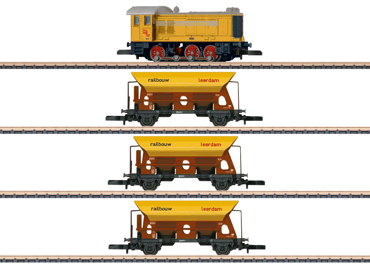 #D# Railbouw Leerdam V36 Diesel Freight Train Pack IV