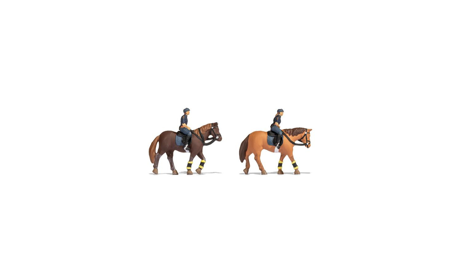 German Mounted Police (2) Figure Set