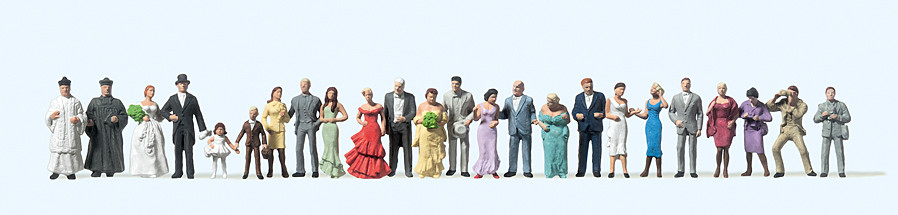 Wedding Figures (24) Standard Figure Set