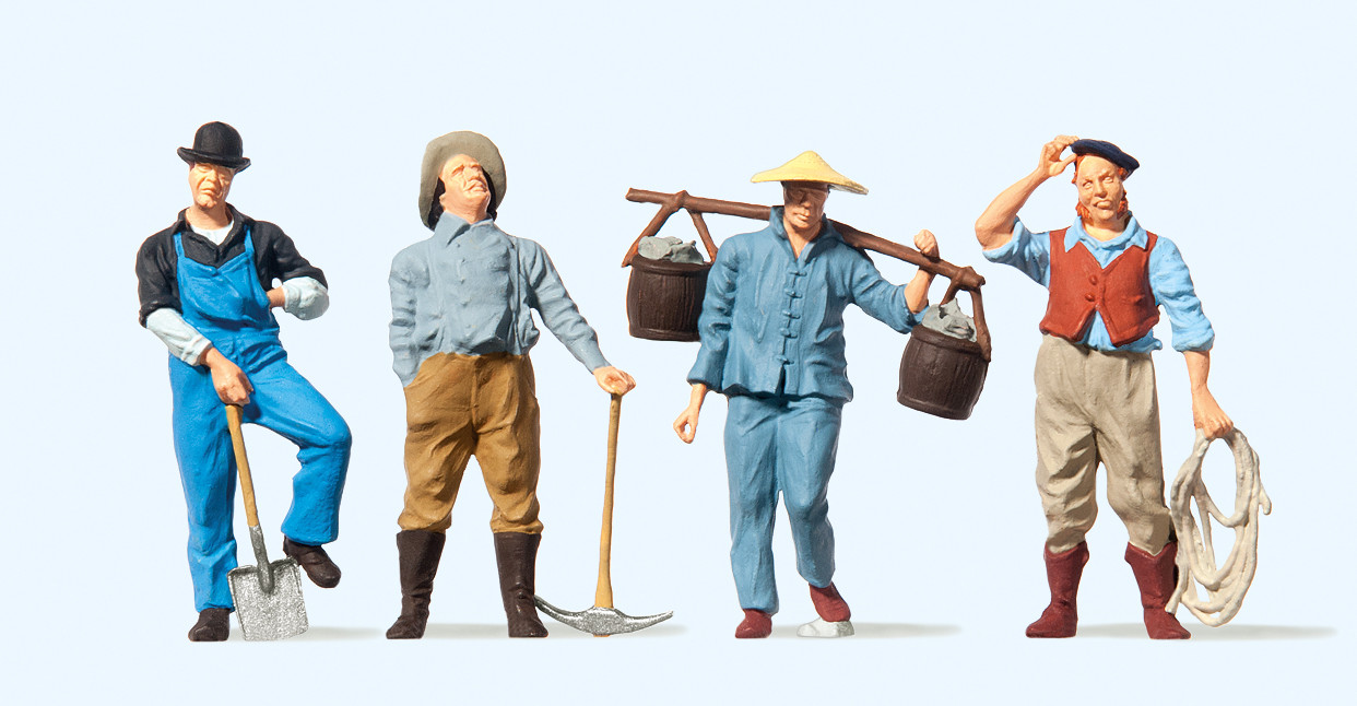 American Railroad Workers (4) Figure Set