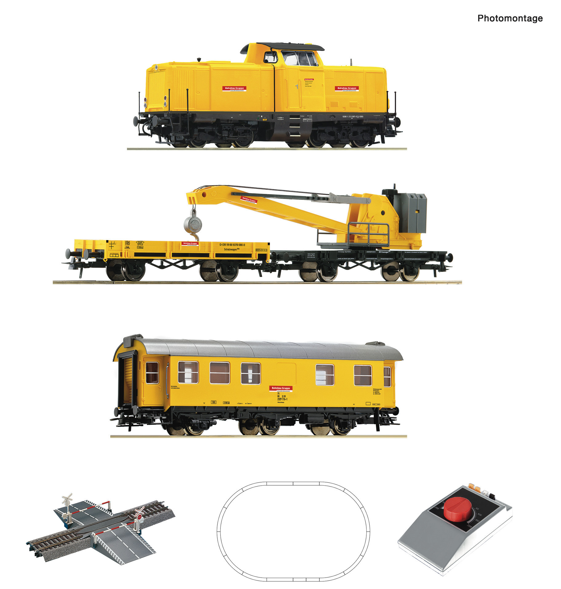 DB BR212 Diesel Crane Train Starter Set VI