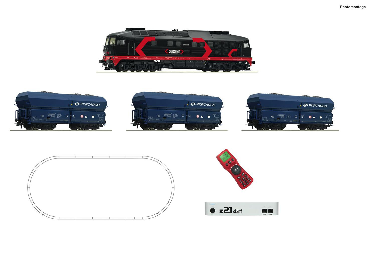 Cargounit BR232 Diesel Freight Starter Set VI (DCC-Fitted)