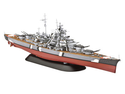 German Battleship Bismarck (1:700 Scale)