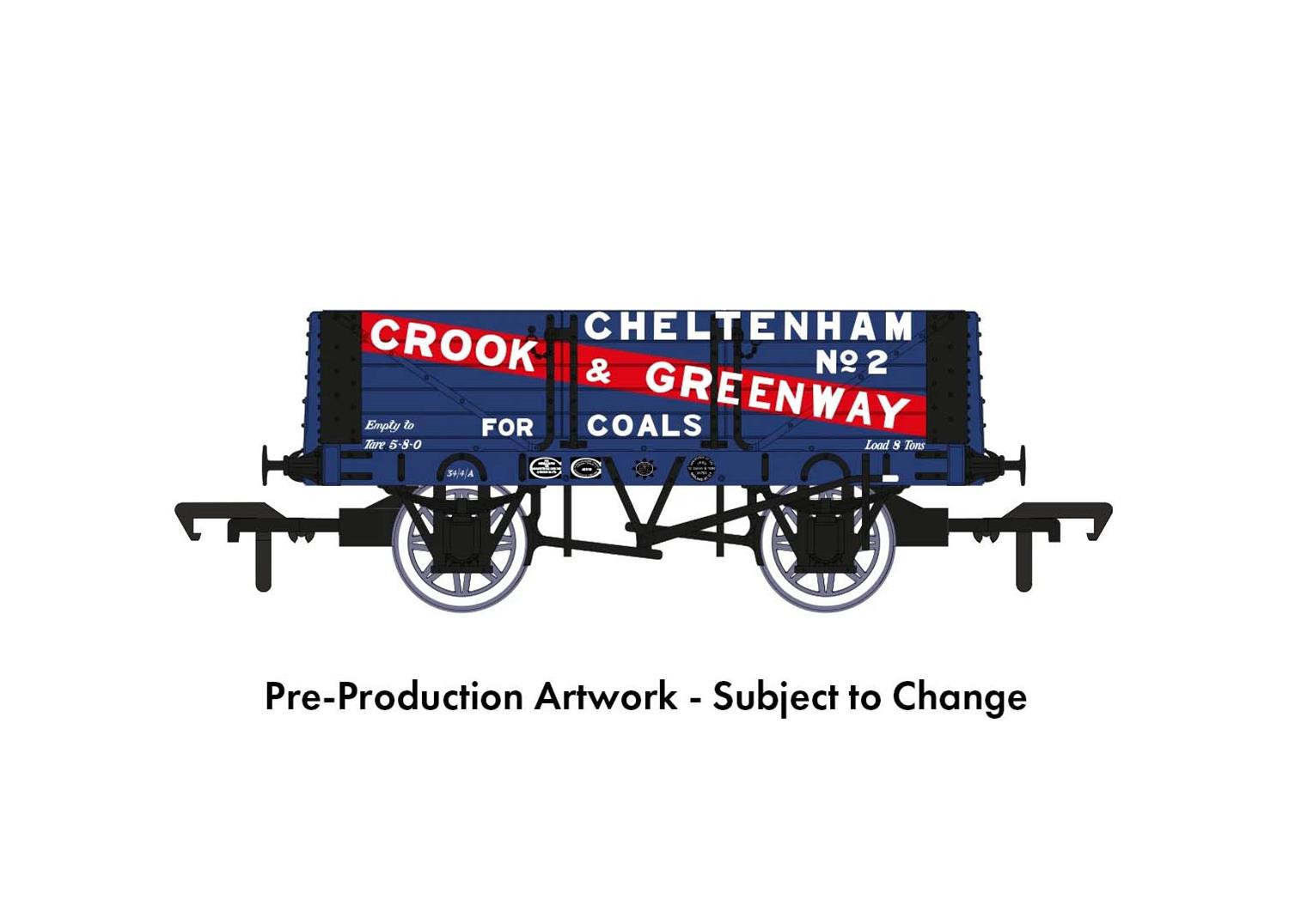 RCH 1907 5 Plank Open Wagon Crook & Greenway Cheltenham