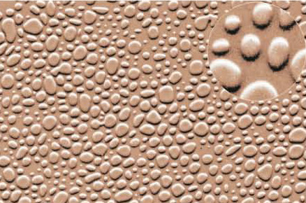 Embossed Plastikard Flint/Random Pebble Walling 300x174mm