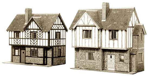 Two Elizabethan Cottages Card Kit