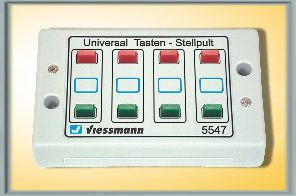 Viessmann 5547 voie Neutral Panneau de commande à boutons