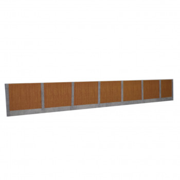 Timber Fencing Brown with Concrete Posts Card Kit