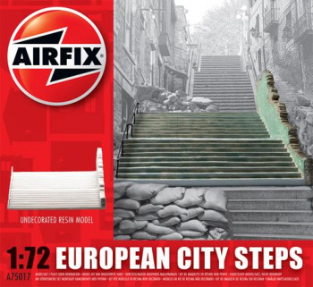 Resin Building European City Steps (1:72 Scale)