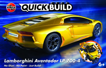 *Quickbuild Lamborghini Aventador Yellow