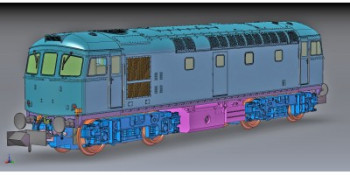 Class 33 056 'The Burma Star' BR Blue FYE (DCC-Fitted)