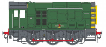 *Class 08 Unnumbered BR Late Green Wasp Stripes(DCC-Fitted)