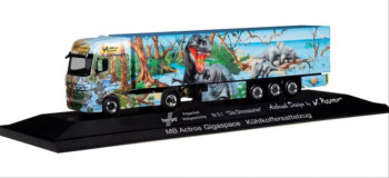 #D# MB Actros Gigaspace Refigerated Box Trailer Dinosaurs