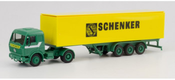 MB S Box Semitrailer Schenker
