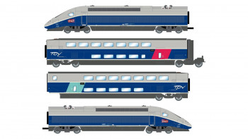 SNCF TGV 2N2 Euroduplex 4 Car EMU VI (~AC-Sound)
