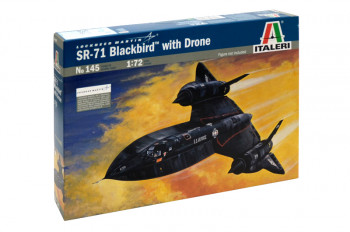 US SR-71 Blackbird with Drone (1:72 Scale)