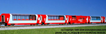 Glacier Express Coach Set (4)