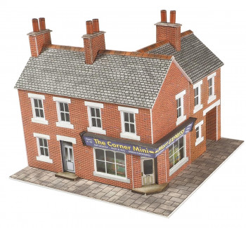 Red Brick Corner Shop and Pub Card Kit