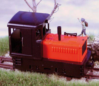 Plymouth Diesel Loco Black Cab & Chassis/Red Hood