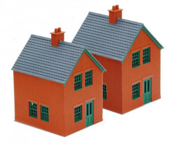 Brick Station Houses (2) Manyways Kit