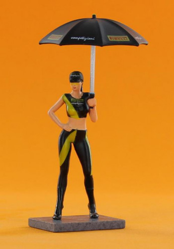 Pirelli Girl with Umbrella