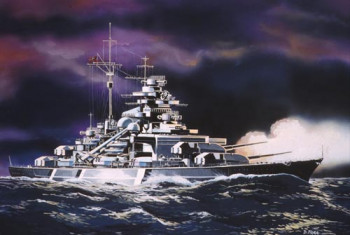 German Battleship Bismarck (1:1200 Scale)