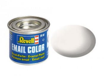 Enamel Paint 'Email' (14ml) Solid Matt White RAL9001