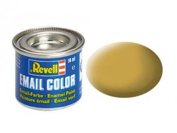 Enamel Paint 'Email' (14ml) Solid Matt Sandy Yellow RAL1024