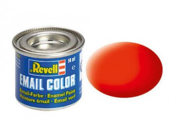 Enamel Paint 'Email' (14ml) Solid Matt Luminous Orange