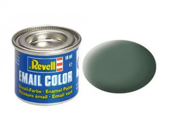 Enamel Paint 'Email' (14ml) Solid Matt Greeny Grey RAL7009