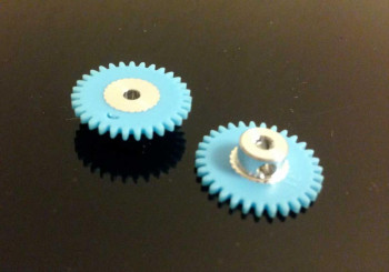 Spur Gear Plastic 31 Teeth 17mm Blue