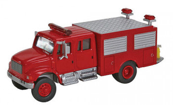 International 4900 First Response Fire Truck Red