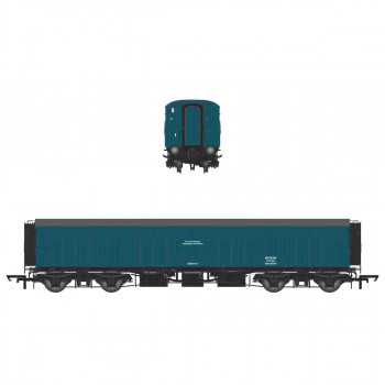 #D# Siphon G Bogie Van (Diagram O.62) BR Rail Blue W1023