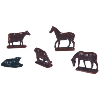 Cows & Horses Figure Set