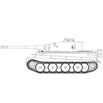 German Tiger I Early Version (1:35 Scale)
